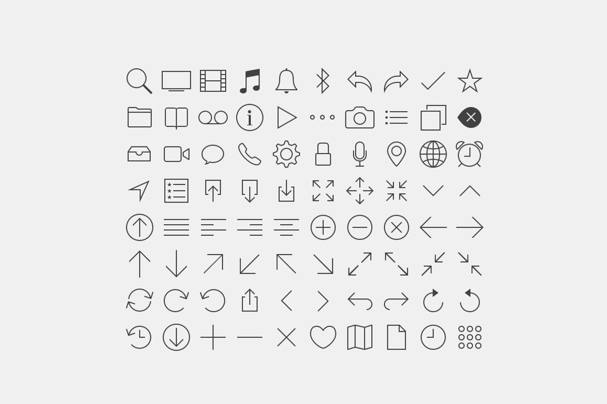 80 Line Icons Set, an Icon by Sayid (Photo 3 of 4)