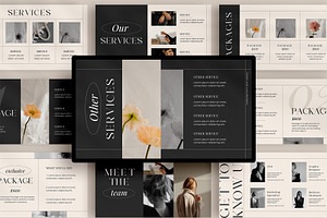 HUDSON Services and pricing guide, a Marketing Template by Amaré Creative