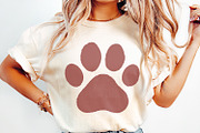 Brown Paw Print PNG, Digital, an Illustration by SharpMarketplace (Thumbnail 2 of 9)