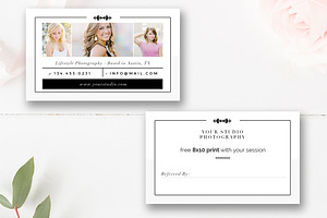 Photographer Referral Card Template