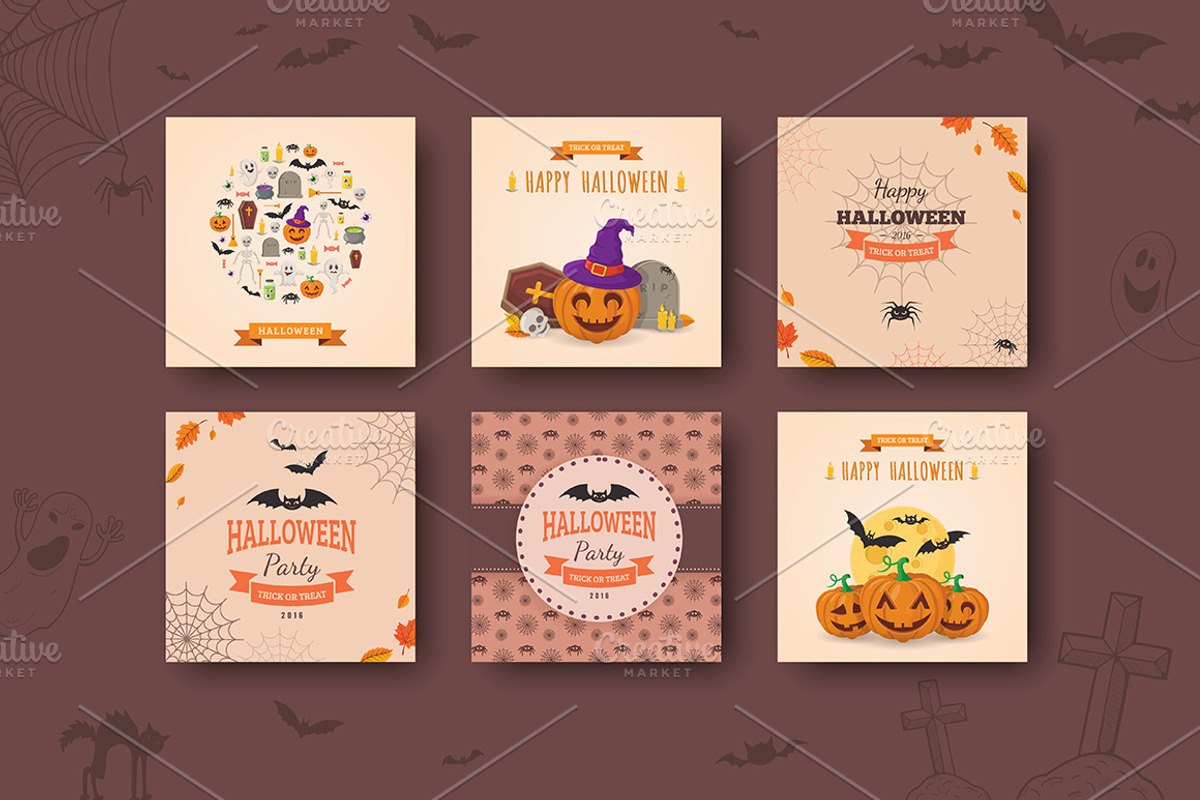 Halloween Ultimate Pack, a Decorative Illustration by Chuhastock (Photo 11 of 22)