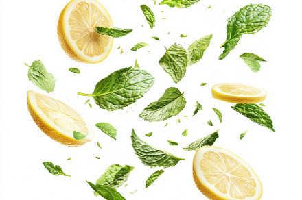 Peppermint leaves, Mint leaf and fre, a Food & Drink Photo by Pixeness