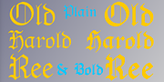 OldHaroldRee, a Blackletter Font by Ingrimayne Type (Thumbnail 6 of 6)