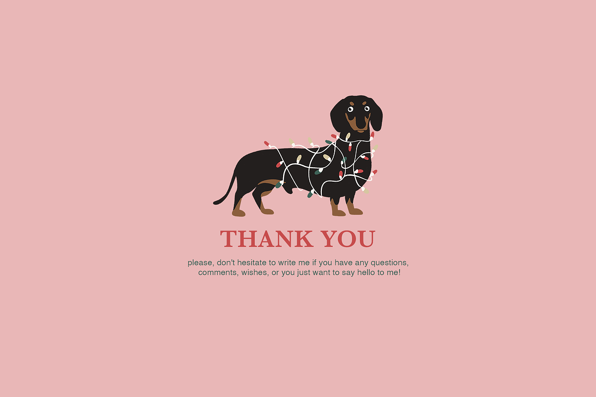 Christmas Doggy Dog Pattern, a Pattern Graphic by Mariia Kovalchuk (Photo 10 of 10)