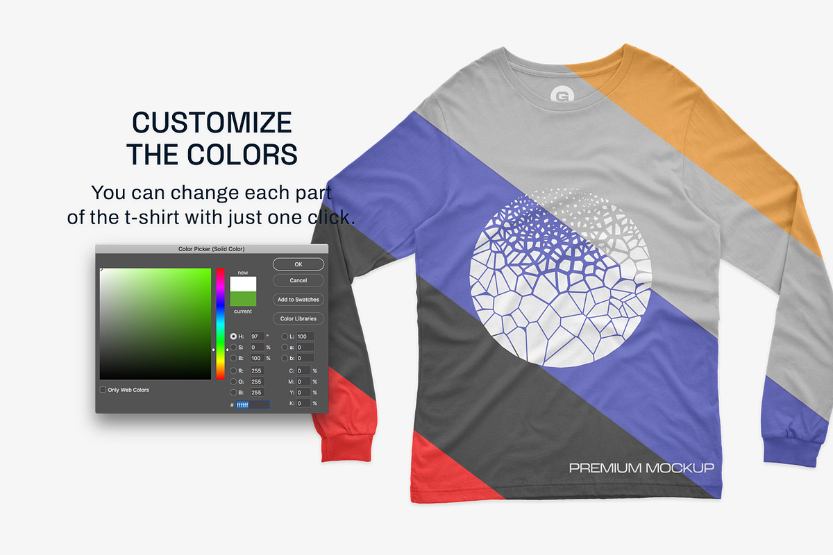 Bella Canvas Longsleeve Mockups, a Shirt Mockup by GraphicHero (Photo 5 of 9)