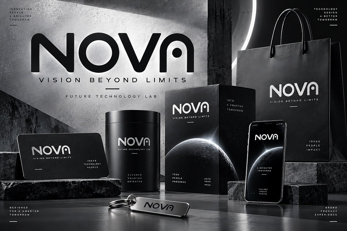 FYSTROVA — Futuristic Display Font, a Script Font by Wow Magic (Photo 4 of 5)