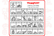 Transport Alphabet - Dingbat Font, a Symbol Font by WADLEN (Thumbnail 2 of 7)