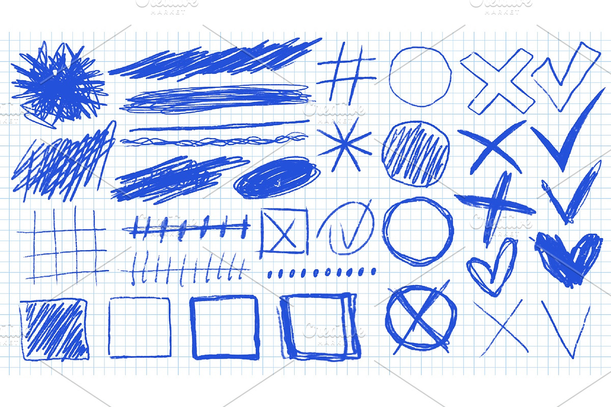 Pen Scribbles, a Texture Graphic by alexdndz (Photo 4 of 7)