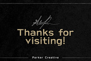 Broadwell Distressed Font, a Sans Serif Font by Parker Creative (Thumbnail 6 of 6)