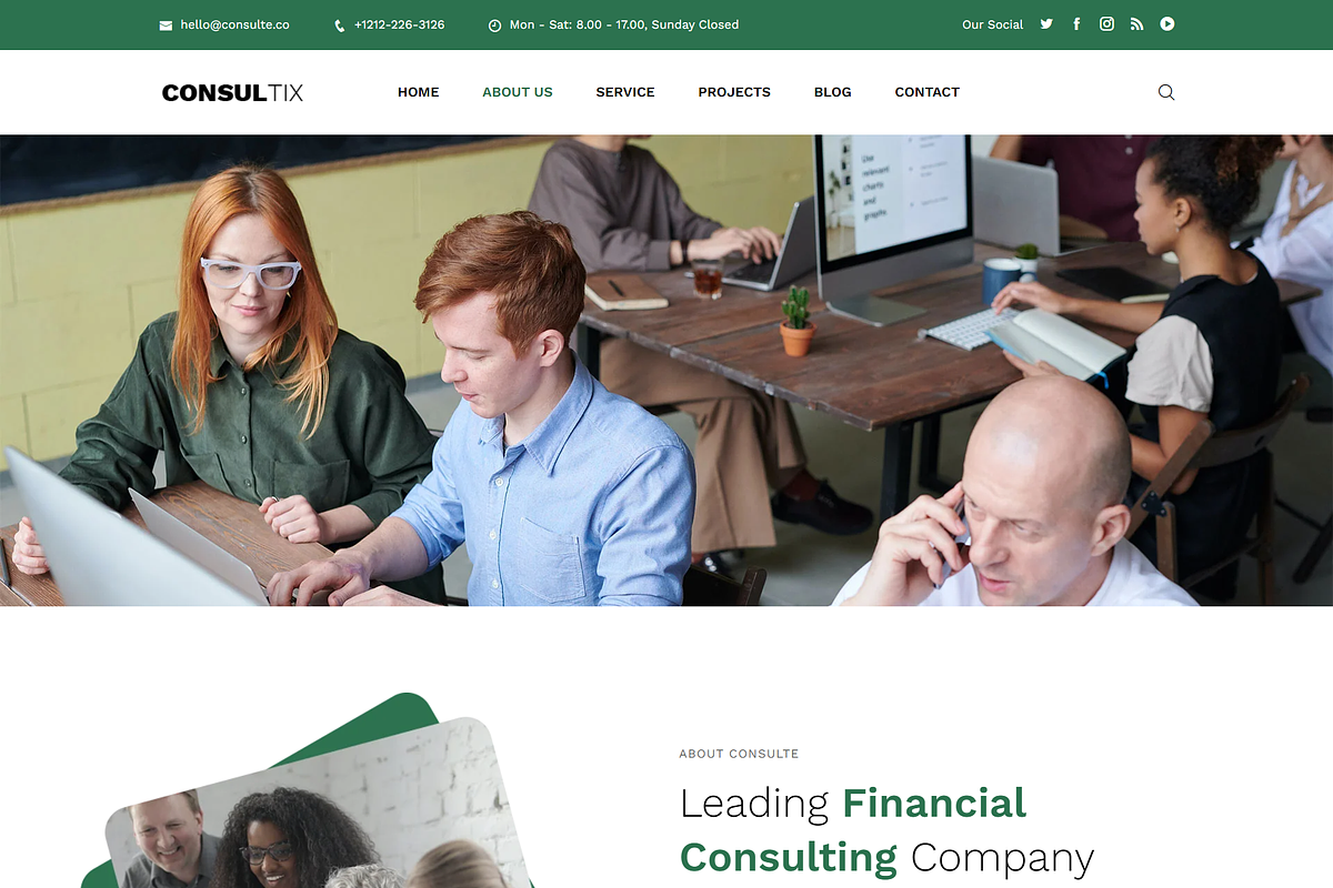 Investment Company HTML5 Template, a Bootstrap Template by HasThemes (Photo 2 of 3)