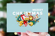 Christmas Emoji Illustration, a Seasonal Illustration by Creative Graphics (Thumbnail 2 of 3)