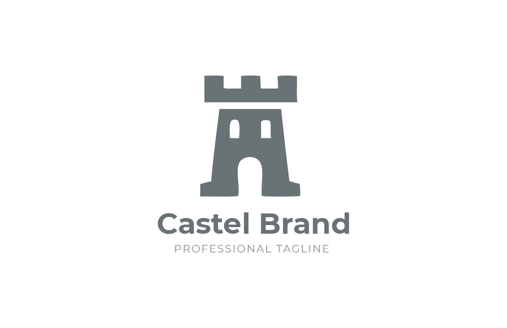 Castel Brand by GoldenBrand  Creative Market