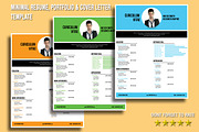 Resume, Portfolio & Cover Letter, a Resume Template by mesuka (Thumbnail 1 of 3)