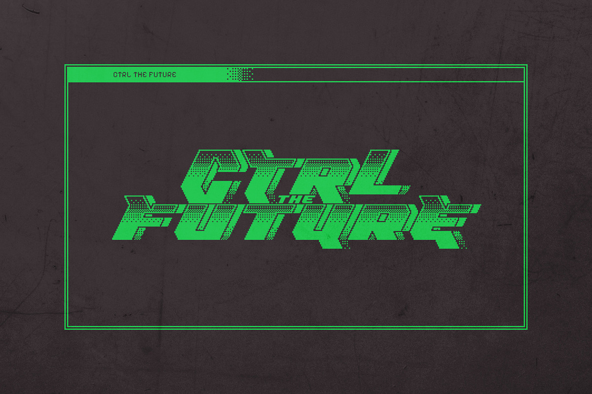 Dither Byte - Vintage Pixel Font, a Symbol Font by Gleb Guralnyk (Photo 5 of 10)