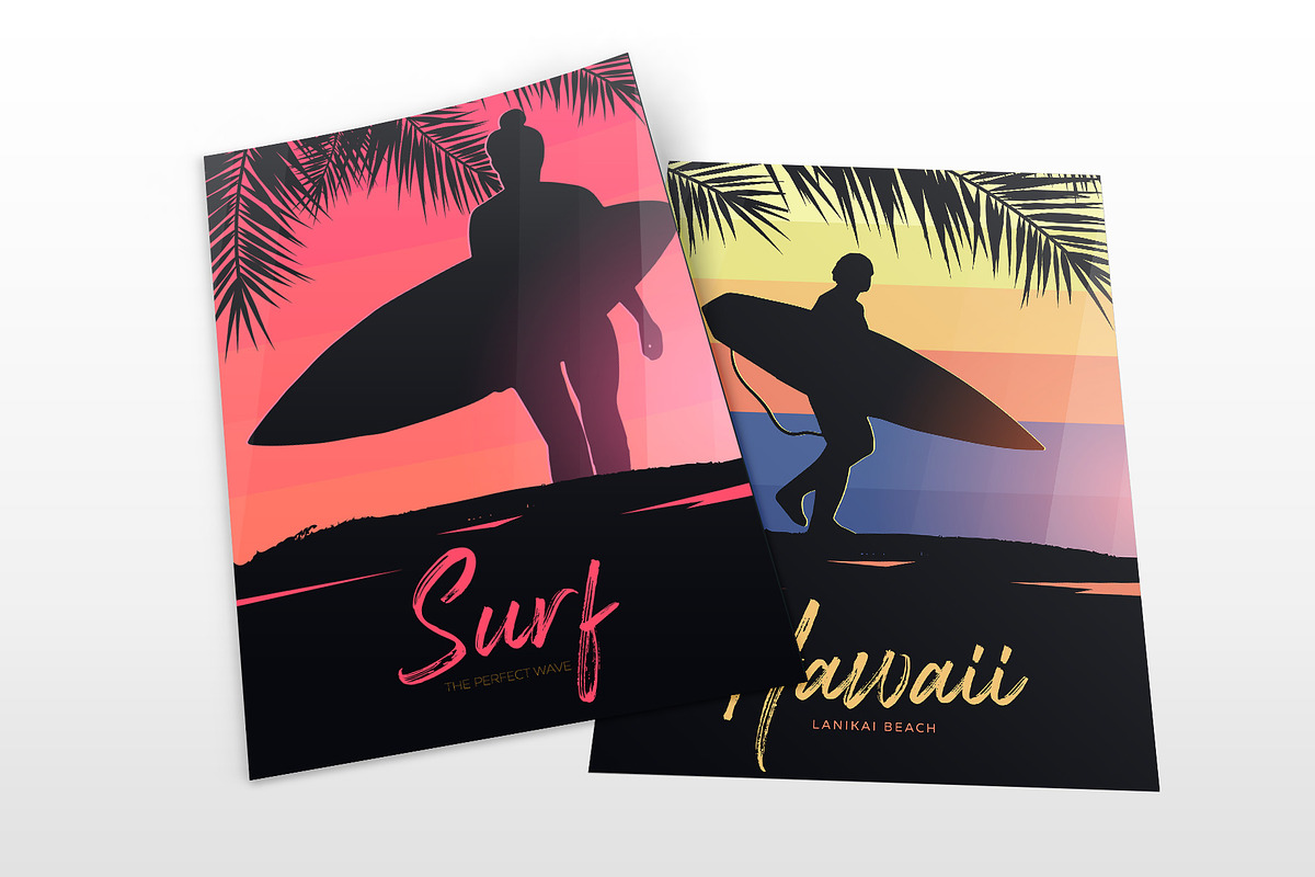 Surf Posters., a Decorative Illustration by Leo Edition (Photo 5 of 6)