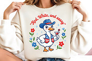 Funny 4th of July Goose PNG Bundle, a Seasonal Illustration by Daily.Designs (Thumbnail 2 of 4)