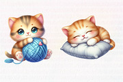 Kawaii Kitten Sublimation Clipart, an Illustration by CreationArt (Thumbnail 5 of 5)