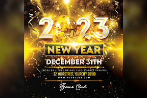 New Year Flyer, a Flyer Template by Creativestoree