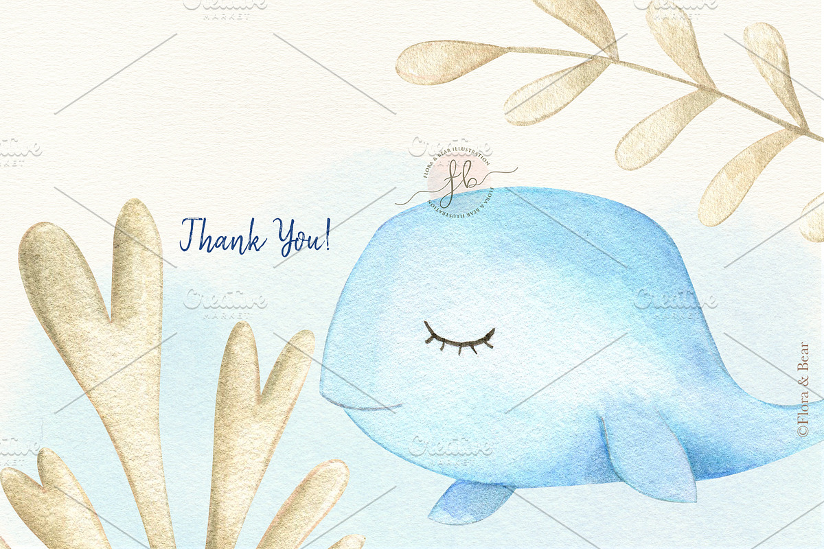 Under the Sea, an Animal Illustration by Flora+Bear (Photo 4 of 4)