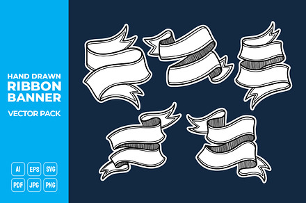 Ribbon Banners Vector Pack #10