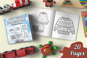 Cozy Winter Coloring Book