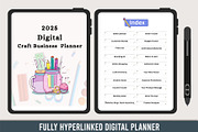 2025 Digital Craft Business Planner, a Stationery Template by Designmela01 (Thumbnail 3 of 4)