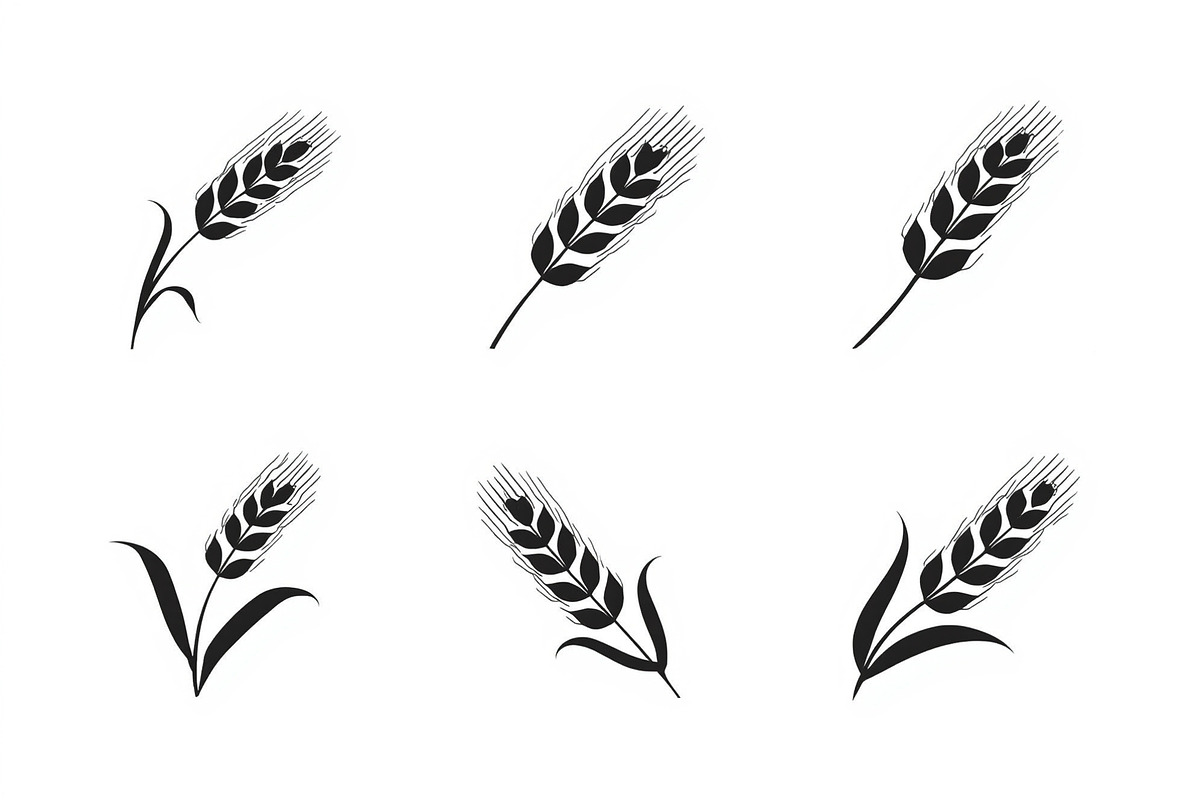 Wild Grass & Grain Vector Set, an Illustration by BIPLOB EXPERT (Photo 3 of 9)