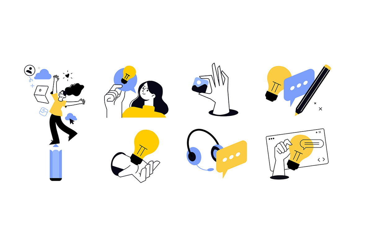 People and design, a Technology Illustration by PureSolution
