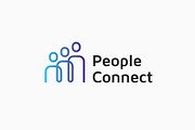 People Connect Logo, a Branding & Logo Template by Falcon eye (Thumbnail 1 of 3)