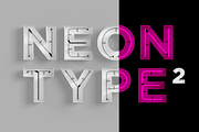 Neon Type 2, a Graphic by Design Assets (Thumbnail 1 of 5)