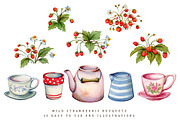 Wild Strawberries, cottage style, an Illustration by swiejko (Thumbnail 2 of 6)