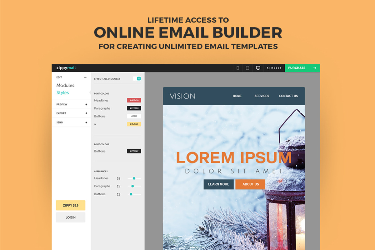 Vision - Professional Email Template, an Email Template by ZippyPixels (Photo 4 of 4)