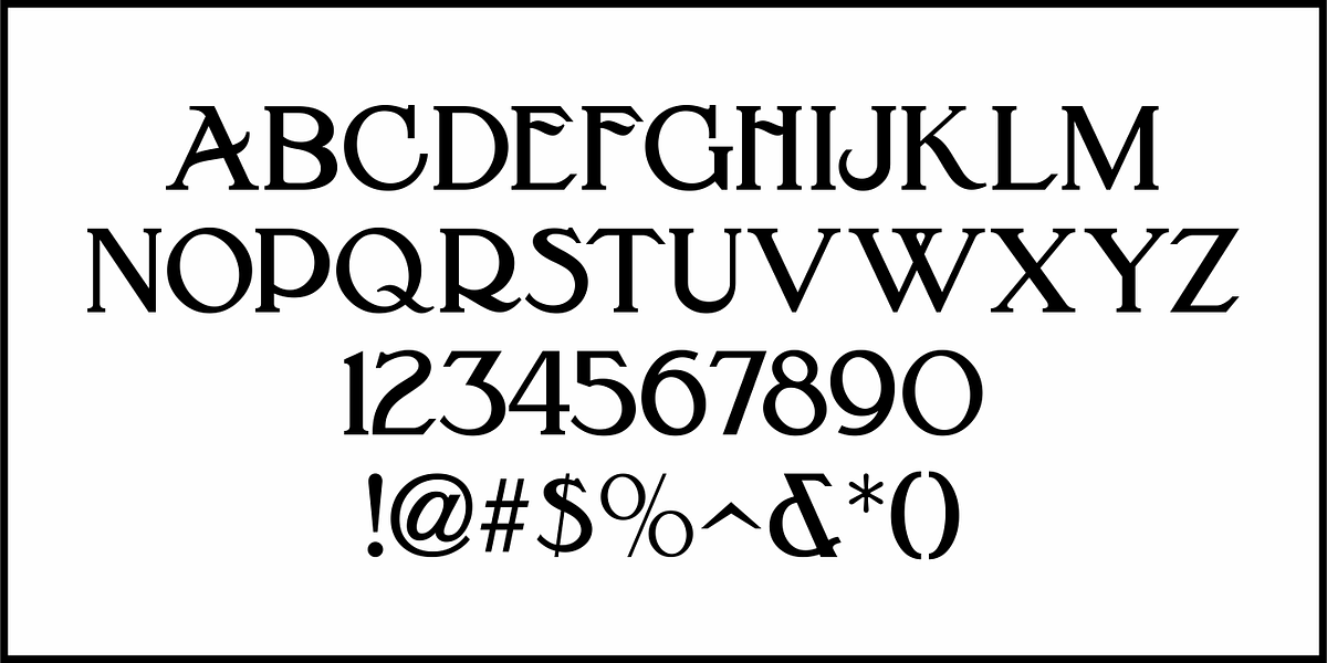 French Nouveau JNL, a Font by Jeff Levine Fonts (Photo 3 of 5)