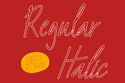 CS Valoria Dashed, a Script Font by Craft Supply Co. (Thumbnail 3 of 8)