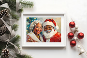 Black Father and Mother of Xmas Art, a Holiday Photo by PrintablesByFranklyn (Thumbnail 2 of 9)