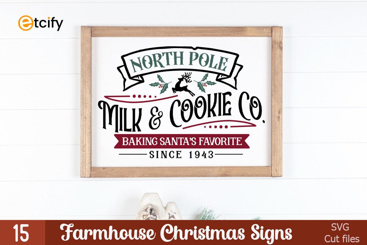 Christmas Farmhouse Making Signs, a Texture Graphic by Etcify (Photo 4 of 7)