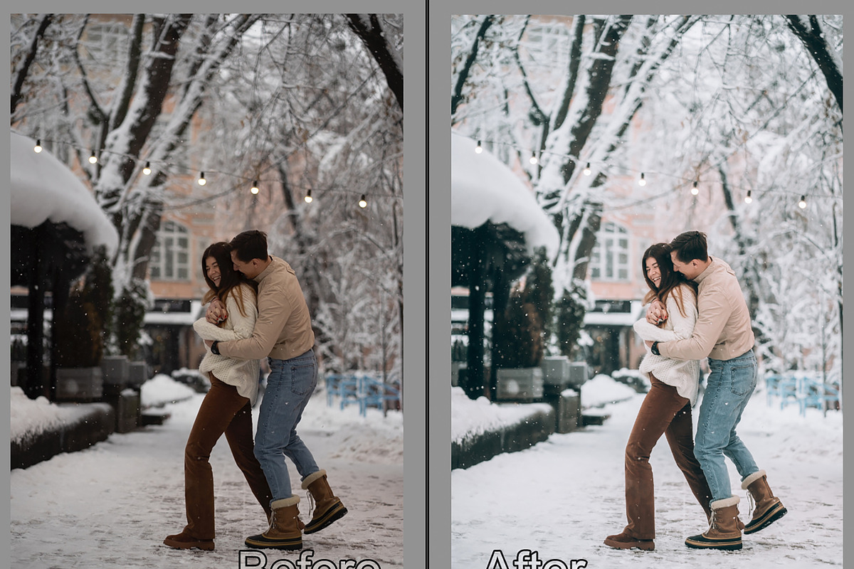 TOP10 Winter Film Lightroom Presets, an Action Add-On by Tekso (Photo 4 of 15)