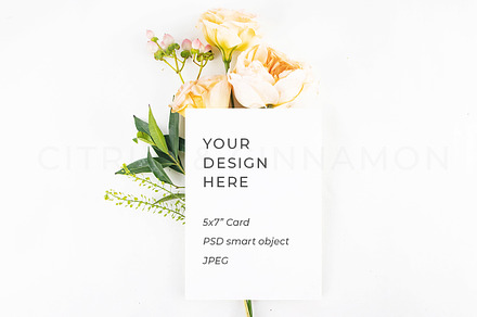 5x7 Art Prints & Card Mockup 1888, a Print Template by Citrus and Cinnamon