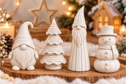 Christmas Gnome Tree Snowman STL, a Characters & Person 3D Model by Layerology (Thumbnail 1 of 5)