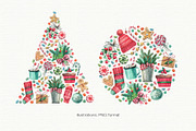 Christmas Collection, a Decorative Illustration by Watercolor by Tonia Tkach (Thumbnail 6 of 9)