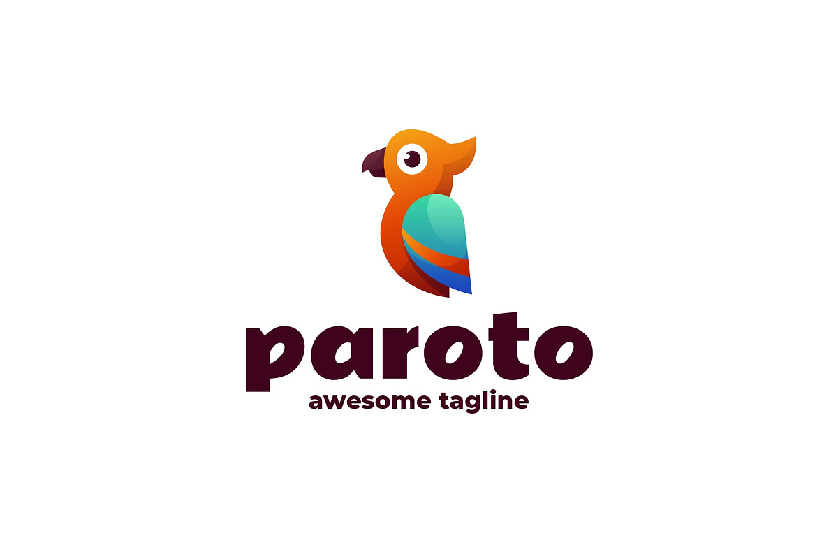 Paroto Gradient Colorful Logo, a Branding & Logo Template by Artnivora.Std
