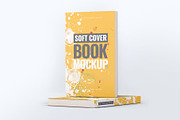 Soft Cover Book Mock-Up, an Advertising Mockup by DesignRushMarket (Thumbnail 6 of 9)