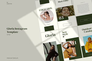 Gloria Instagram Template Stories