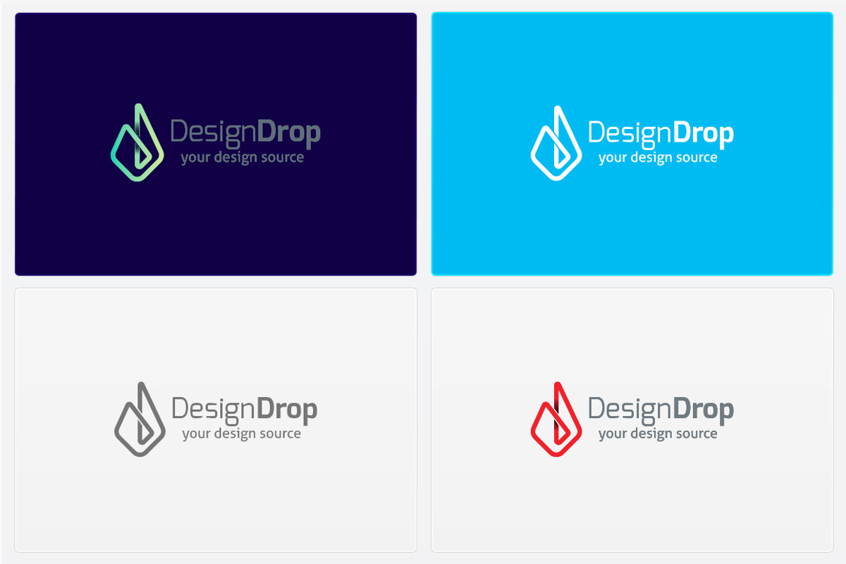 Design Drop - Logo Template, a Branding & Logo Template by DynamikMedia (Photo 2 of 4)
