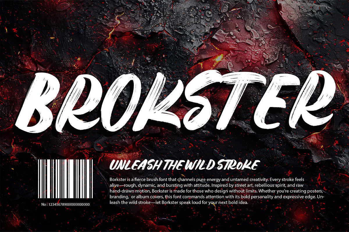 Brokster, a Handwritten Font by Letterara (Photo 1 of 13)