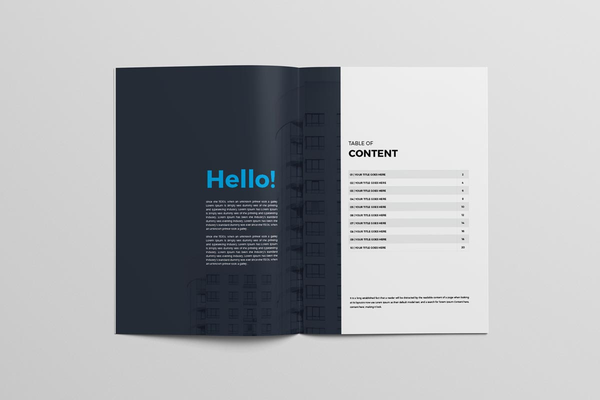 Annual Report Brochure, a Brochure Template by New Lines (Photo 3 of 11)