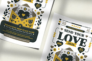 Folk Art Send Your Love Flyer, a Flyer Template by Hole Hope Design (Thumbnail 3 of 5)