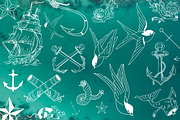 Sailor Logos - Vector Set, an Illustration by Inkwell Supply Co (Thumbnail 2 of 8)