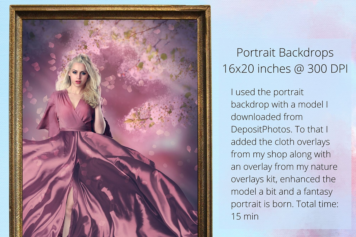 Portrait Backdrops, an Illustration by Kandace Lalo Designs (Photo 2 of 4)