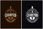 Guitar Trophy Western Sport Bar logo, a Branding & Logo Template by Enola99d (Thumbnail 2 of 2)